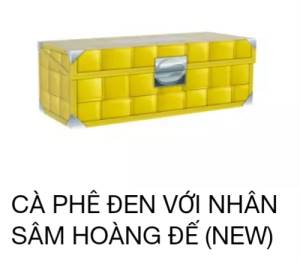  NHÂN SÂM HOÀNG ĐẾ  VỚI CAFE ĐEN